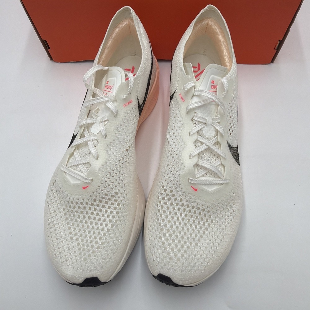 Nike Men's ZoomX VaporFly Next% 3 Size 13 Sail Crimson Tint DV4129-103 NWB NoLID - Picture 3 of 6
